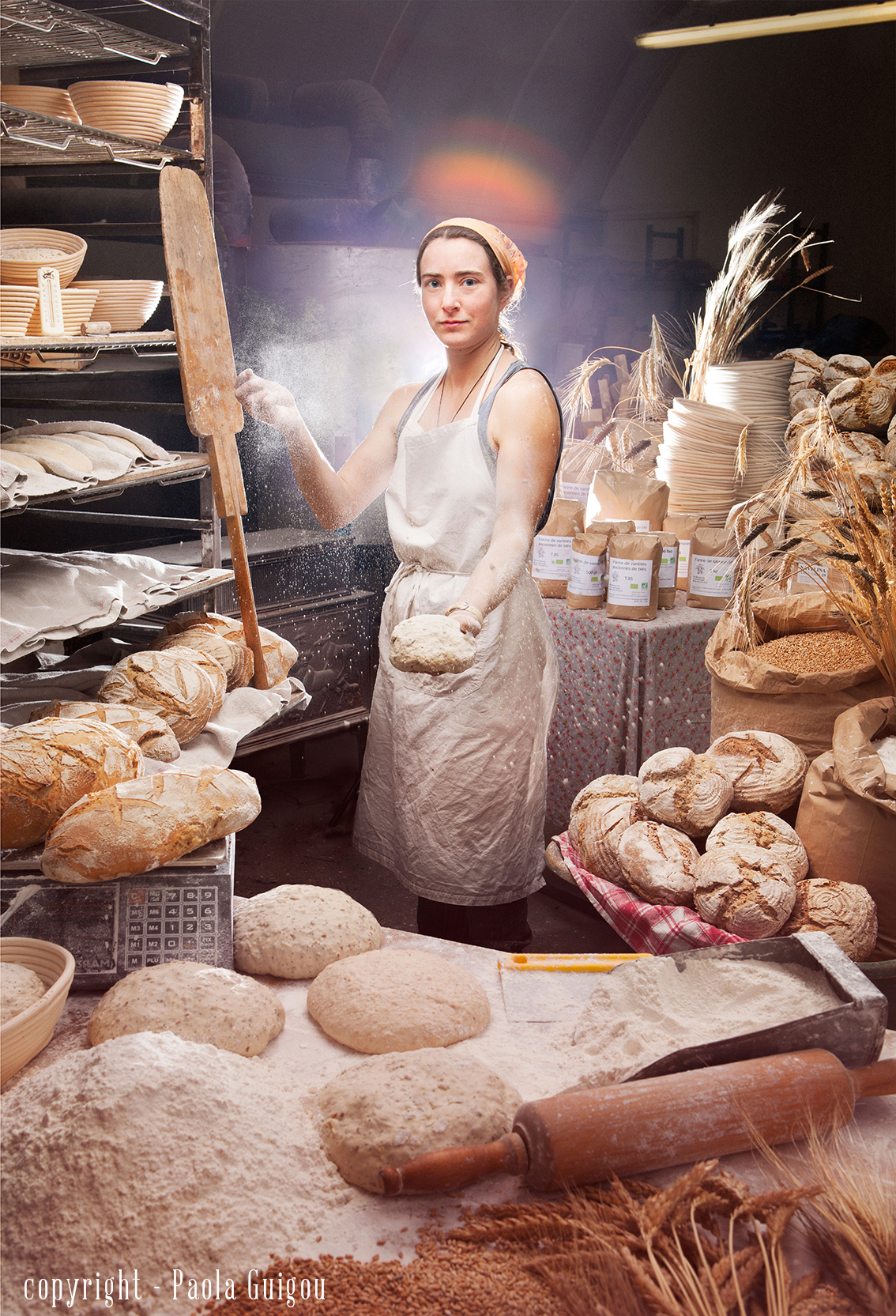 lili_boulangerie lili dans sa boulangerie